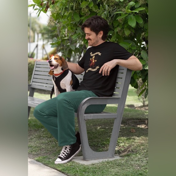 See You iN Hell Neighborino! Simpsons Ned Flanders Devil Men’s Gray Tee - Picture 6 of 6